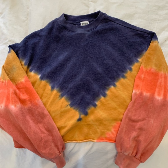 PINK tie dye crewneck - Picture 3 of 6